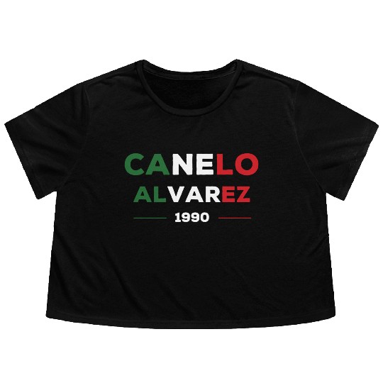 Canelo Alvarez Flowy Cropped Tees
