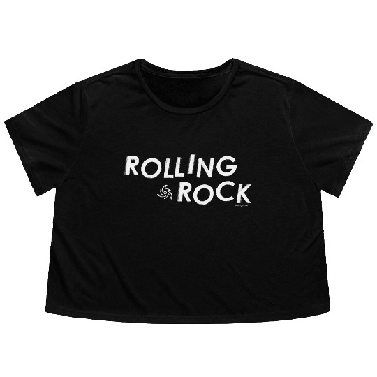 Rolling Rock (Logo) Flowy Cropped Tees
