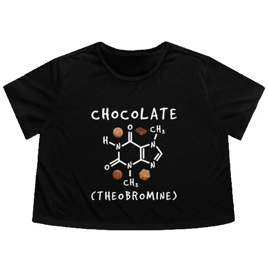 Chocolate Flowy Cropped Tees