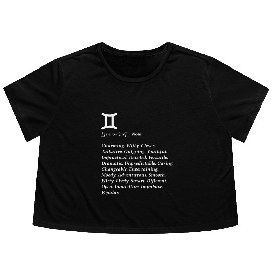 Gemini Flowy Cropped Tees