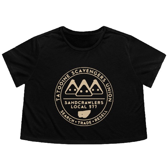 Tatooine Scavengers Union Flowy Cropped Tees