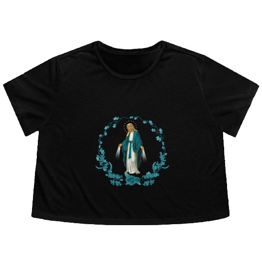 Our Lady of Grace, Flowy Cropped Tees