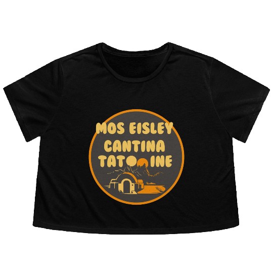 Star Wars Mos Eisley Cantina Tatooine Flowy Cropped Tees