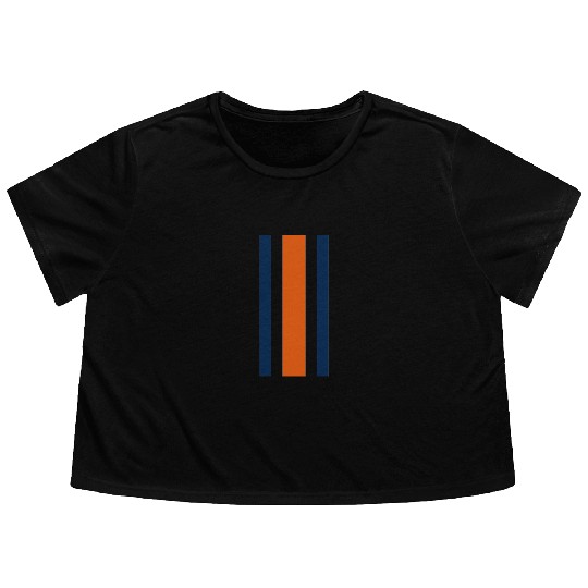 Auburn Football Helmet Flowy Cropped Tees