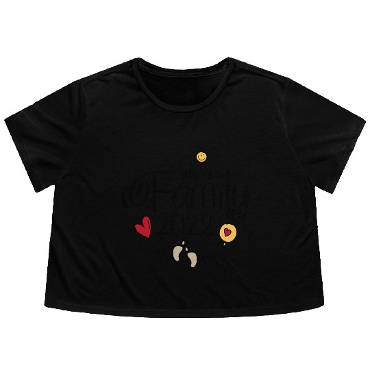 We are Family 2022 Flowy Cropped Tees