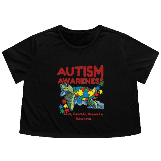 Aunt And Nephew Not Always Eye To Eye Flowy Cropped Tees