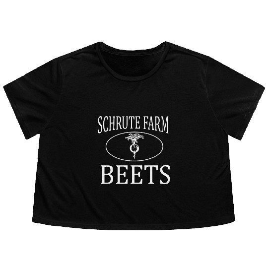 Schrute Farms Flowy Cropped Tees