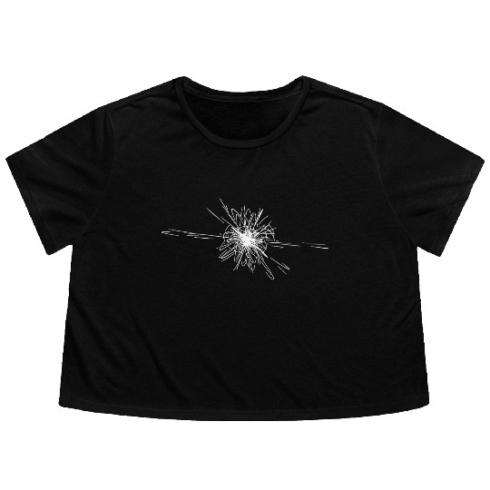 Vector stars nova explosion Flowy Cropped Tees