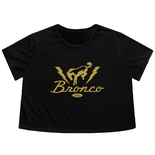 Ford Bronco Lightning Bronco Flowy Cropped Tees