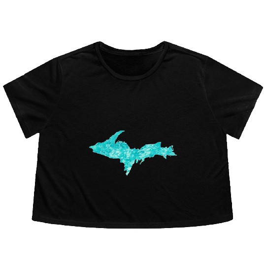 Upper Peninsula Water 906 Yooper Flowy Cropped Tees