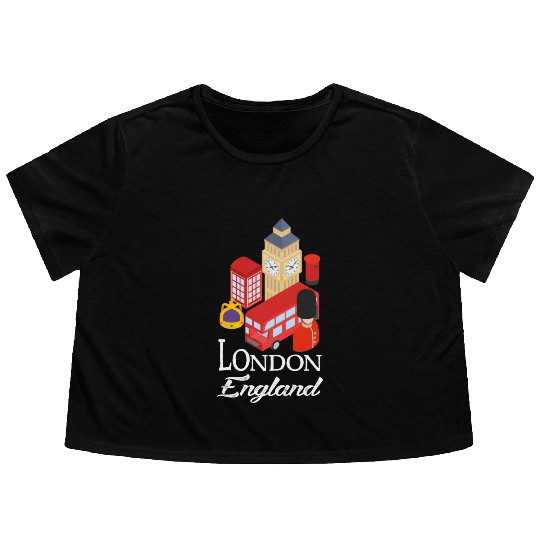 London Flowy Cropped Tees
