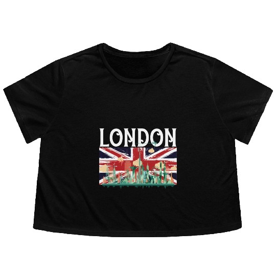 London Flowy Cropped Tees