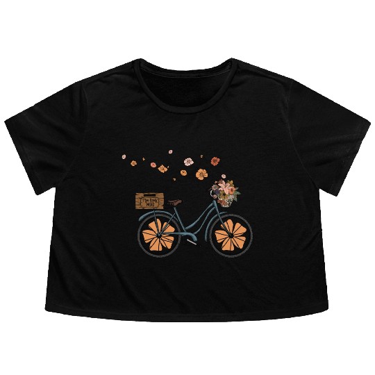 Free your mind sublimation Flowy Cropped Tees