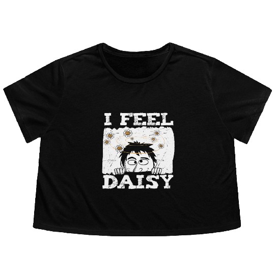 Daisy Garden Gardening Gardener Flowy Cropped Tees