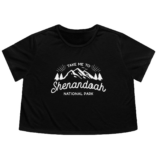 Shenandoah National Park Flowy Cropped Tees
