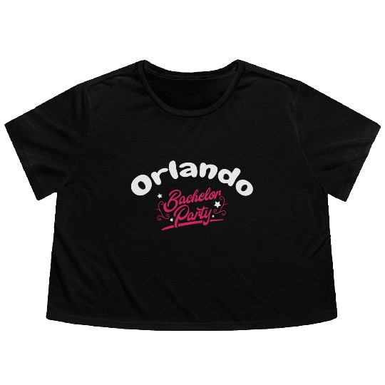Bachelor Party Flowy Cropped Tees Orlando Pre Wedding