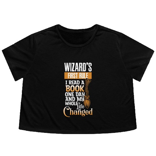 Sorcerer Illusion Nerd Flowy Cropped Tees