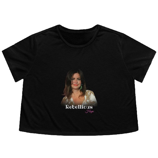 Deborah James Flowy Cropped Tees