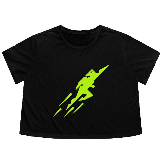 Rocket Man Flowy Cropped Tees