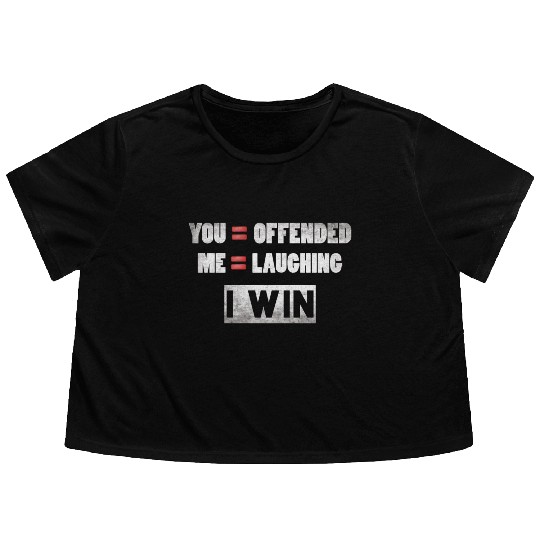 Funny Republican Flowy Cropped Tees Dont Be A Snowflake