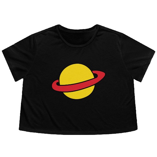 Homies Rugrats Black Flowy Cropped Tees