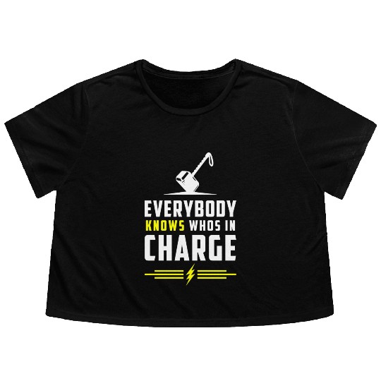 Thor Viking Flowy Cropped Tees