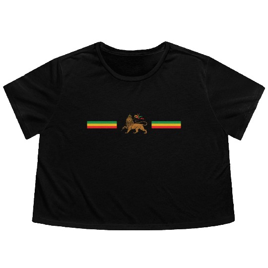 Lion of Judah 2 Flowy Cropped Tees