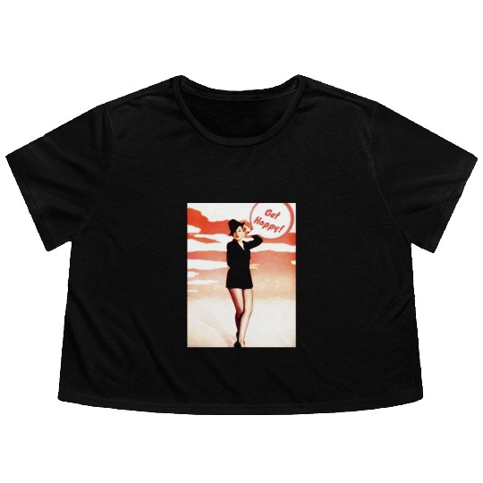 Classic Girl Meme Flowy Cropped Tees