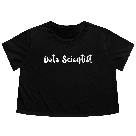 Data Scientist - Science Flowy Cropped Tees