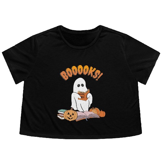 Booooks Flowy Cropped Tees