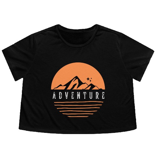 Adventure Flowy Cropped Tees