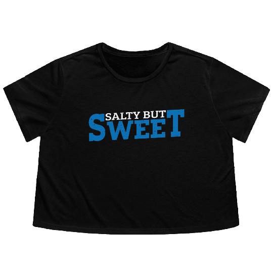 Salty but Sweet 14 Flowy Cropped Tees