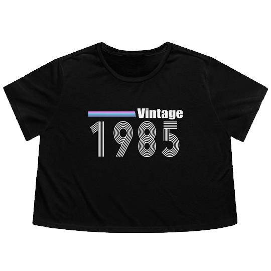 1985 Flowy Cropped Tees