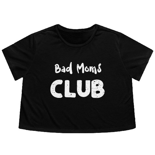 Bad Moms Club - Cheetah Flowy Cropped Tees