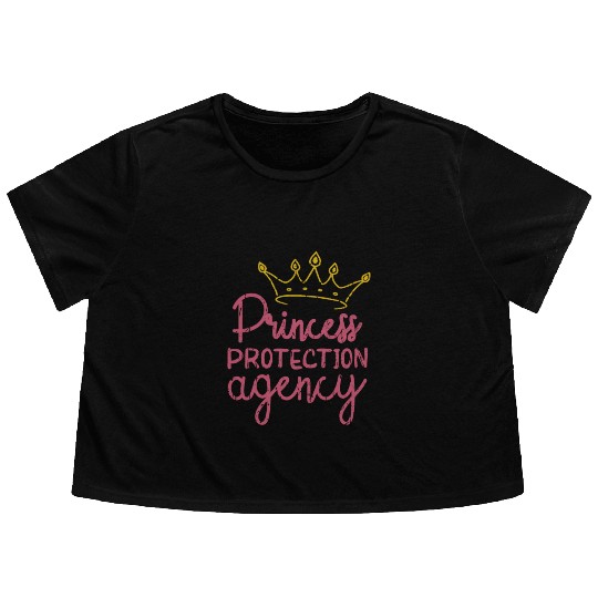 Princess Protection Agency - princess Flowy Cropped Tees
