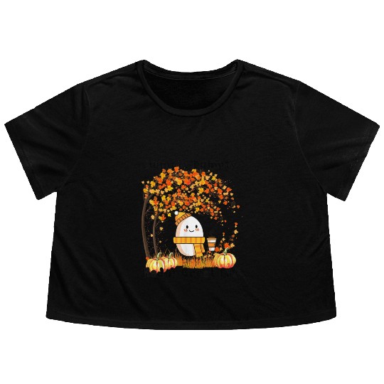 Humpty Dumpty Had A Great Fall Thanksgiving Autumn Flowy Cropped Tees
