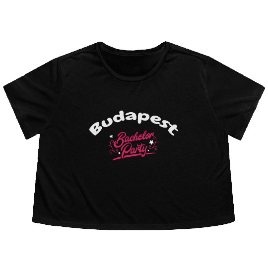 Bachelor Party Flowy Cropped Tees Budapest Pre Wedding