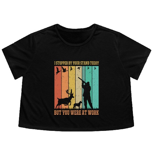 Hunting, Adventure Flowy Cropped Tees