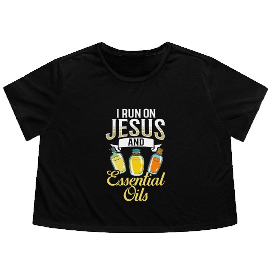 Essential Oil Diffuser Peppermint Aromatherapy Flowy Cropped Tees