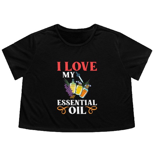 Essential Oil Diffuser Peppermint Aromatherapy Flowy Cropped Tees
