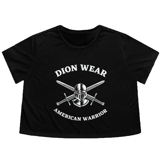 Dion Wear American Warrior Flowy Cropped Tees