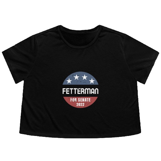 John Fetterman for Senate 2022 Pennsylvania Flowy Cropped Tees