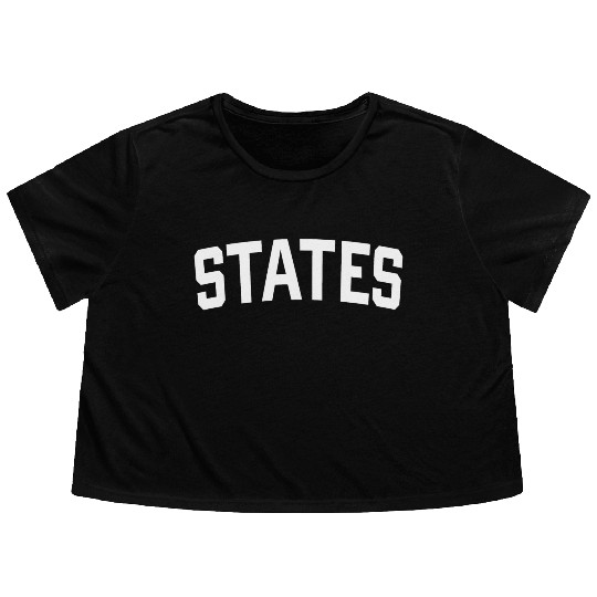 United States Coach Trend Flowy Cropped Tees Short Sleeve