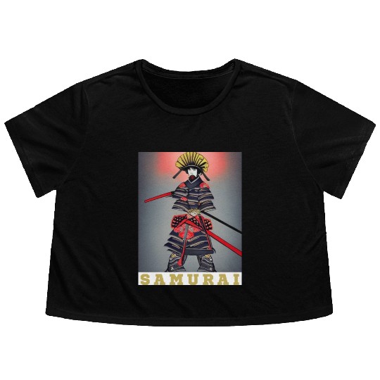 SAMURAI PRIDE Flowy Cropped Tees