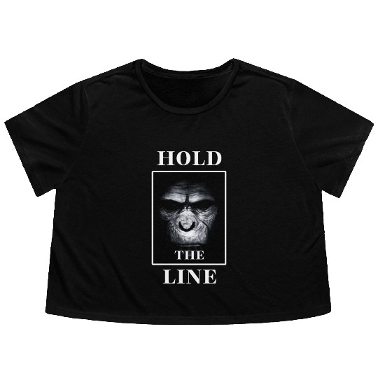 APE Monkey Face "Hold the Line" Flowy Cropped Tees