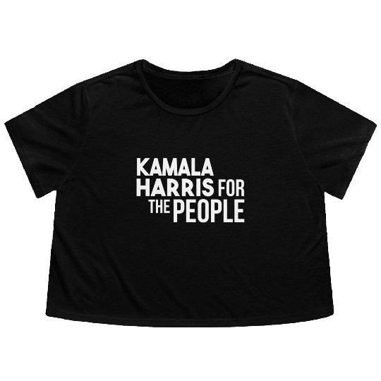 Kamala Harris For The People Flowy Cropped Tees