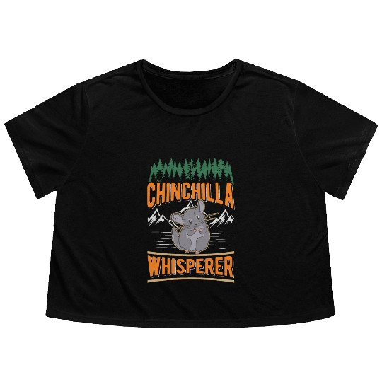 Chinchilla Whisperer Flowy Cropped Tees