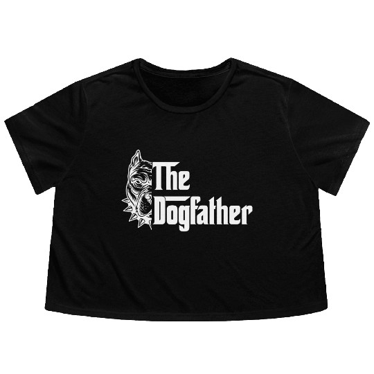 The Dogfather Flowy Cropped Tees