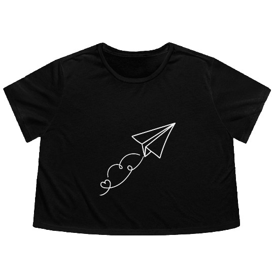 kite design for pilots and flying lovers Flowy Cropped Tees