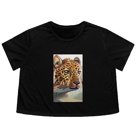 Jaguar Flowy Cropped Tees